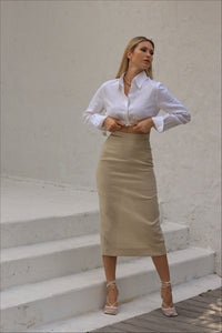 DAYMA MIDI SKIRT